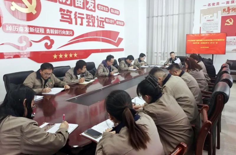 朝開公司黨支部召開2025年第一次理論學(xué)習(xí)（擴(kuò)大）會